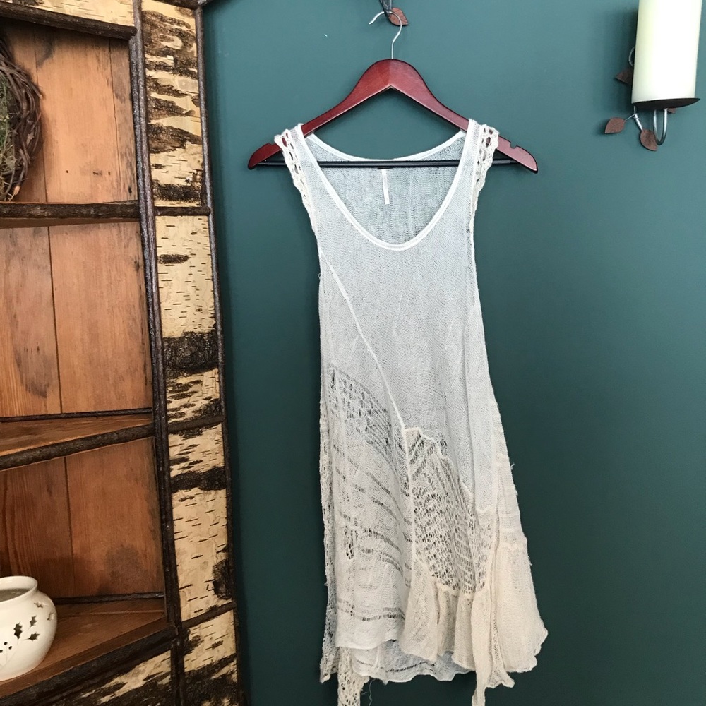 Crochet White Dress